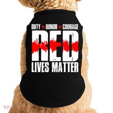 Red Lives Matter Doggie Tank