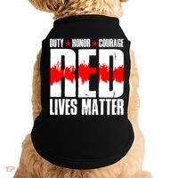 Red Lives Matter Doggie Tank thumb 0