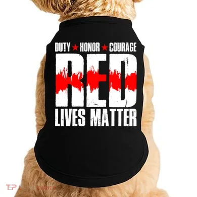 Red Lives Matter Doggie Tank