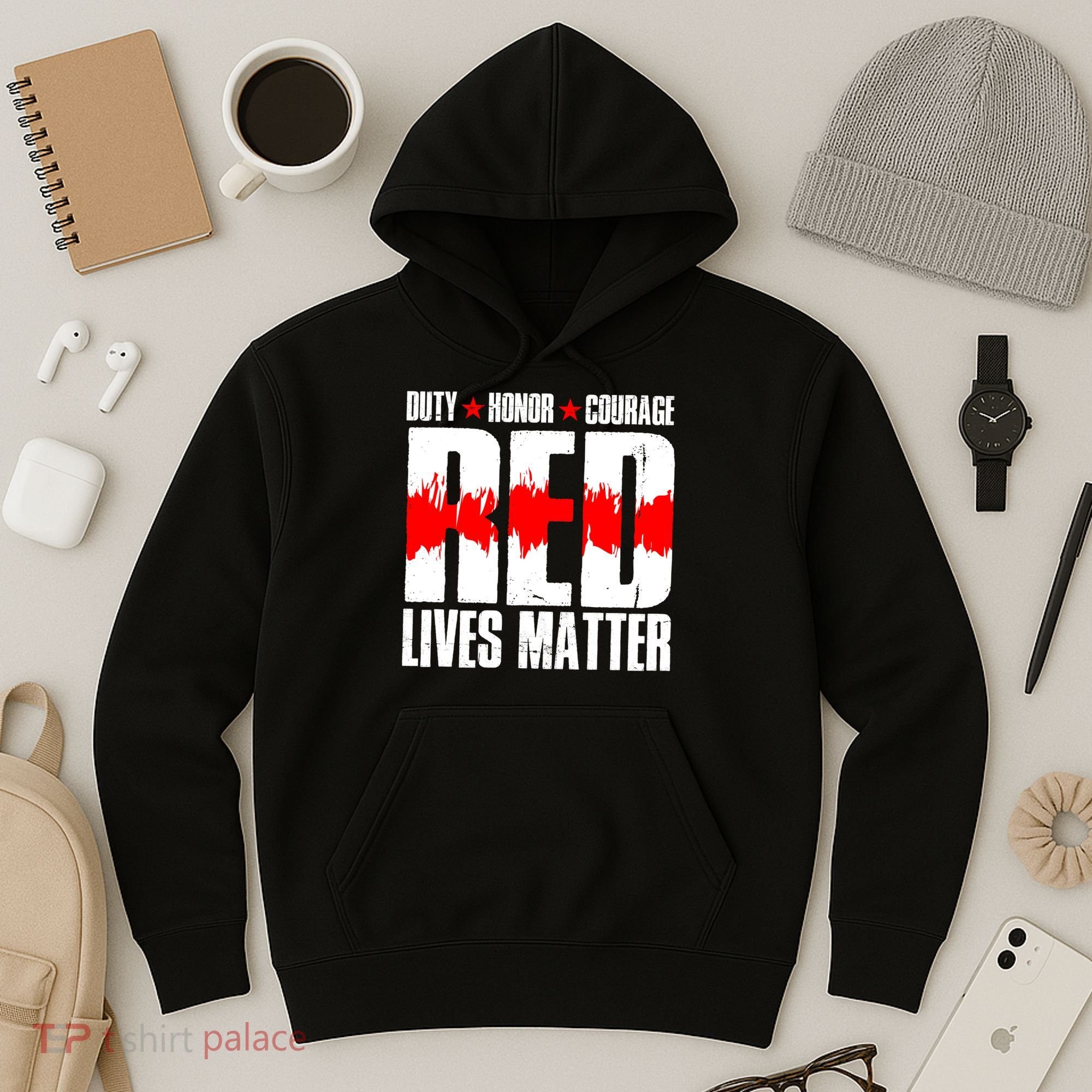 Red Lives Matter Hoodie