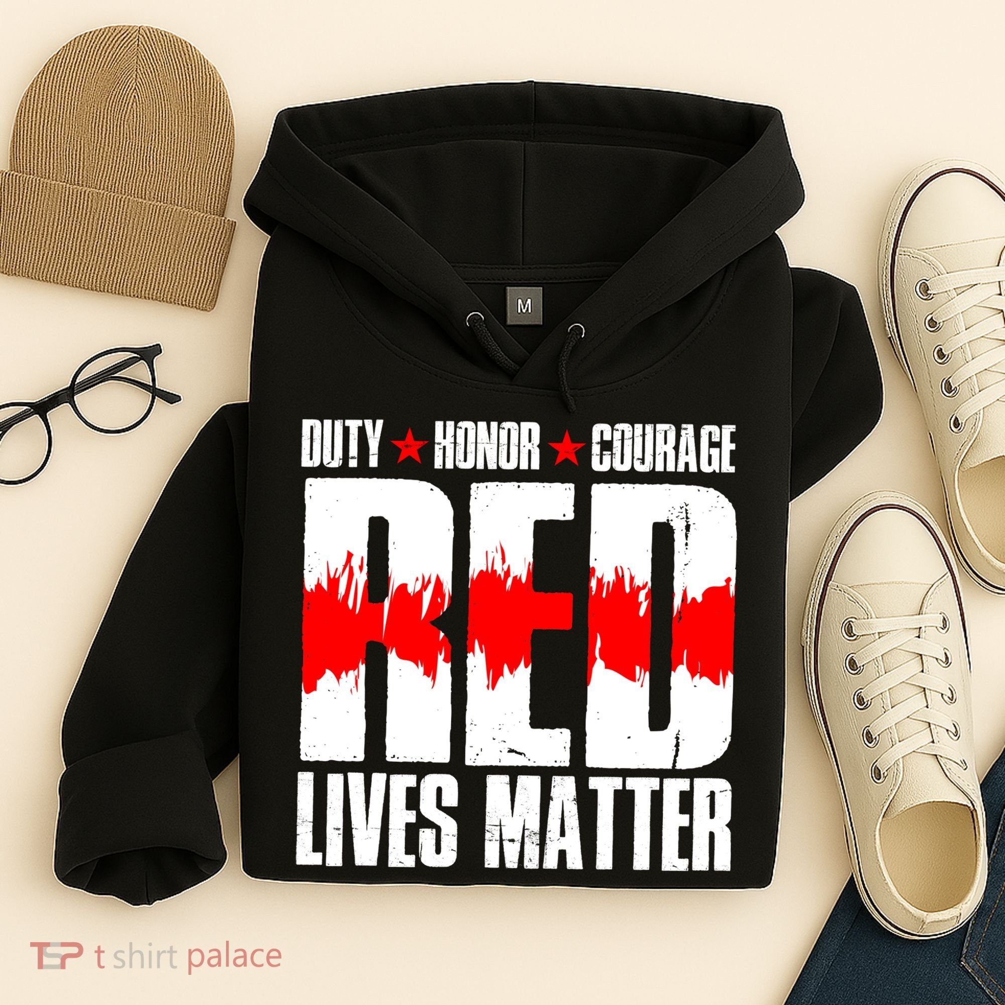 Red Lives Matter Hoodie