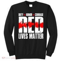 Red Lives Matter Sweatshirt thumb 0