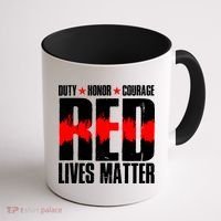 Red Lives Matter Coffee Mug thumb 1