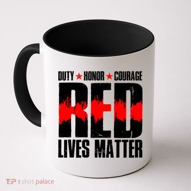 Red Lives Matter Coffee Mug