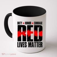 Red Lives Matter Coffee Mug thumb 0