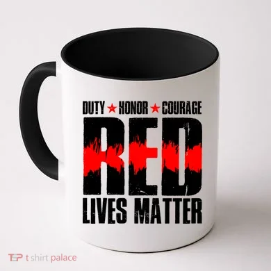 Red Lives Matter Coffee Mug