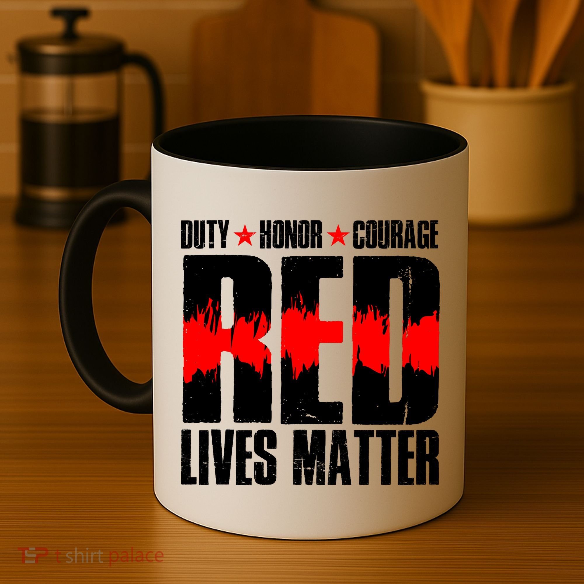 Red Lives Matter Coffee Mug
