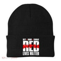 Red Lives Matter Beanie thumb 0