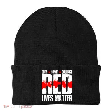 Red Lives Matter Beanie