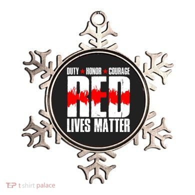 Red Lives Matter Ornament