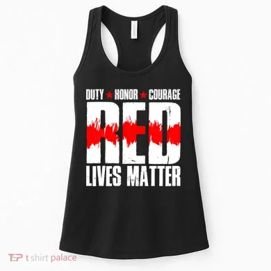 Red Lives Matter Women's Tank Top