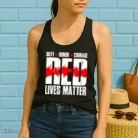 Red Lives Matter Women's Tank Top thumb 2