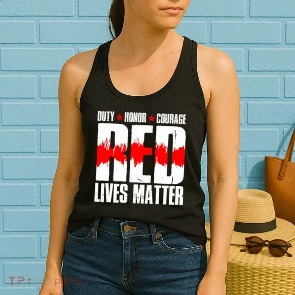 Red Lives Matter Women's Tank Top