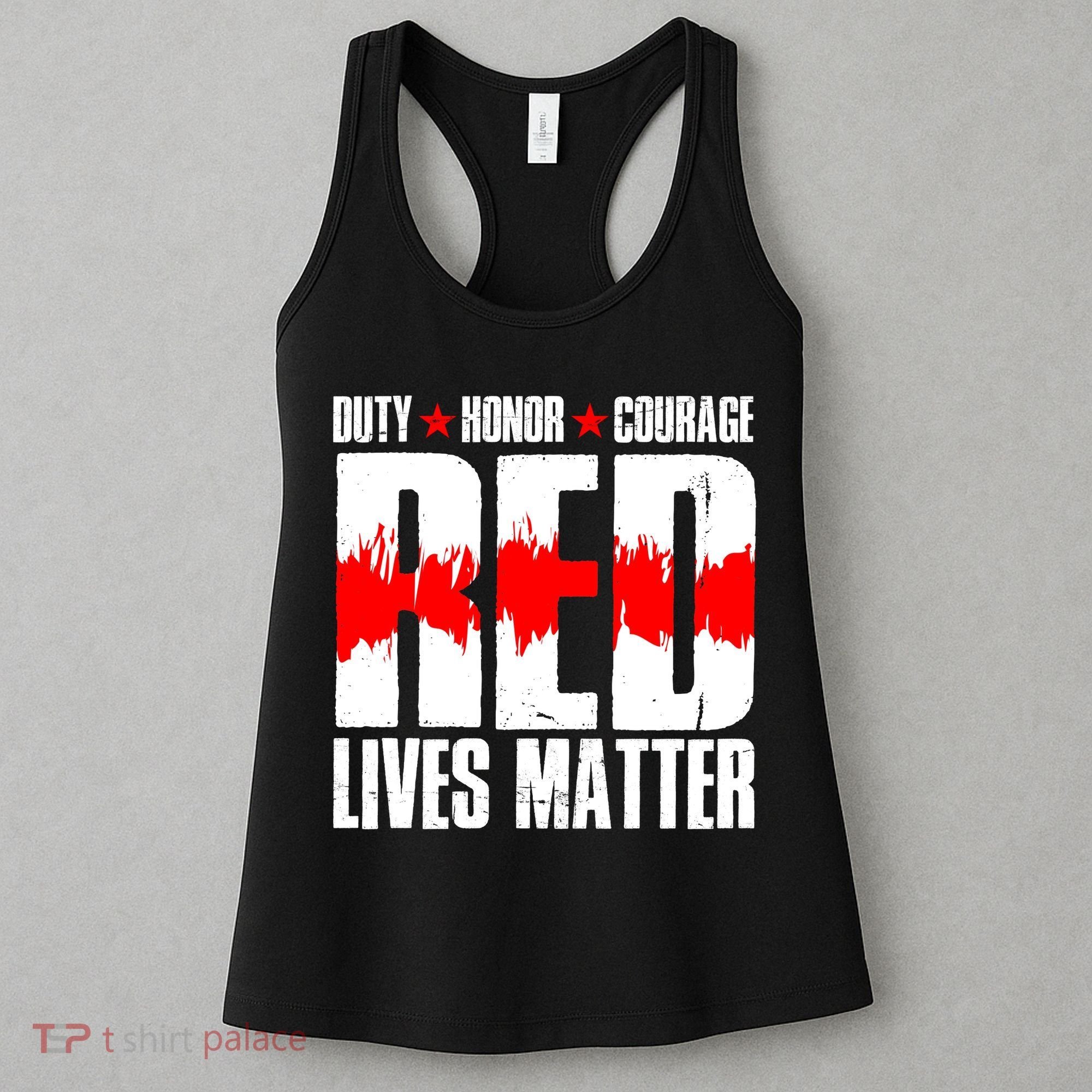 Red Lives Matter Women's Tank Top
