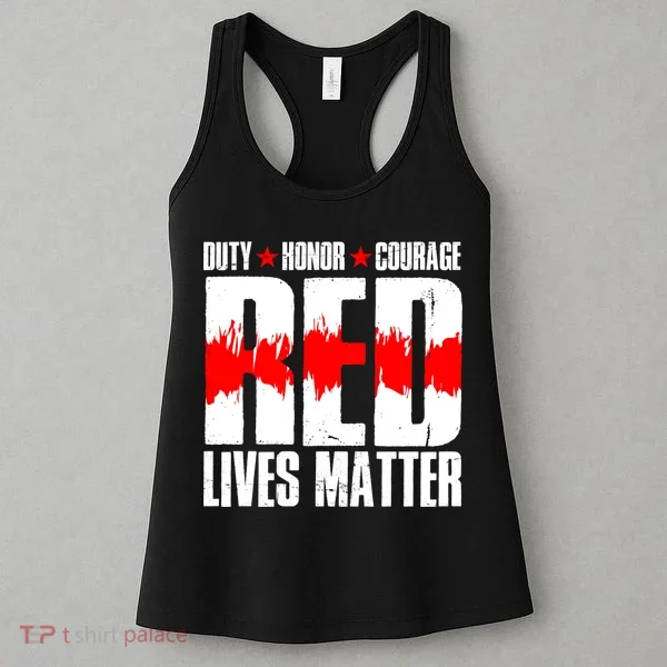 Red Lives Matter Women's Tank Top