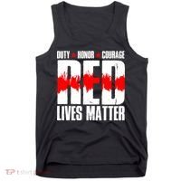Red Lives Matter Tank Top thumb 0