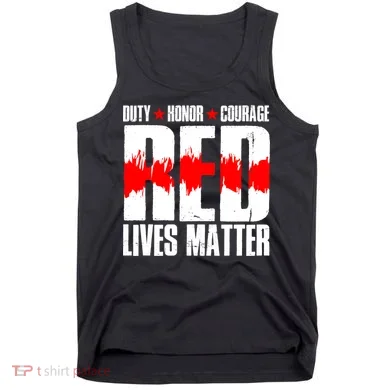 Red Lives Matter Tank Top