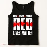 Red Lives Matter Tank Top thumb 2