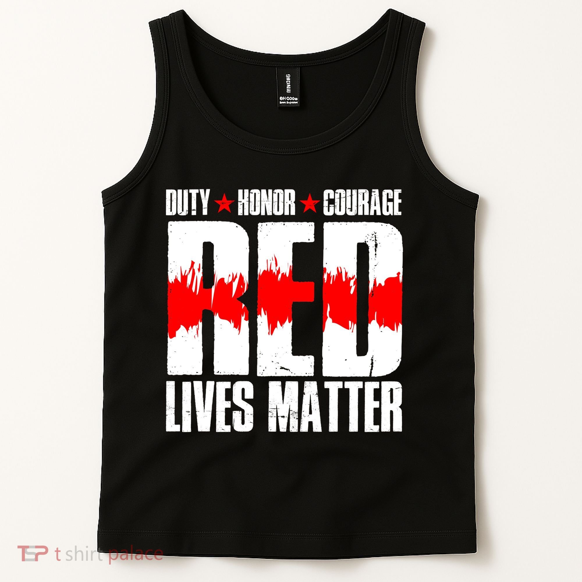 Red Lives Matter Tank Top