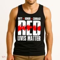 Red Lives Matter Tank Top thumb 3