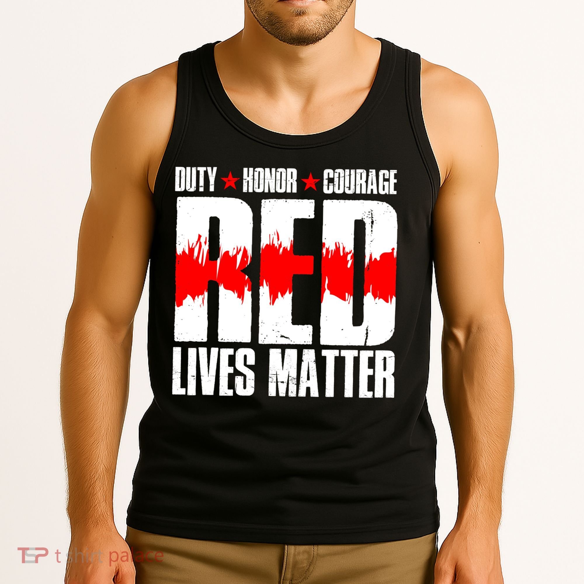 Red Lives Matter Tank Top