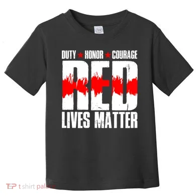 Red Lives Matter Toddler T-Shirt