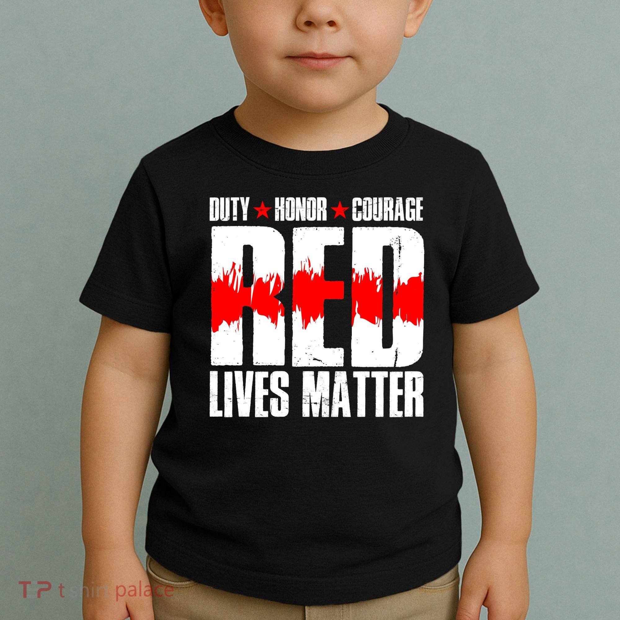 Red Lives Matter Toddler T-Shirt