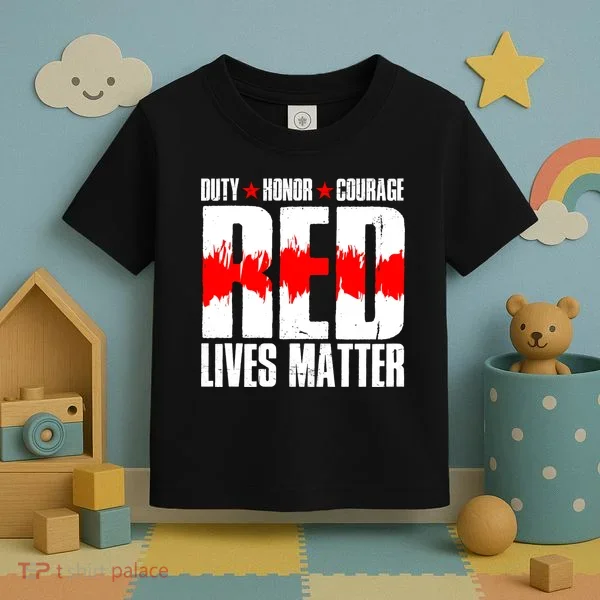 Red Lives Matter Toddler T-Shirt