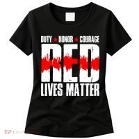 Red Lives Matter Women's T-Shirt thumb 0