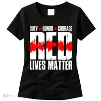 Red Lives Matter Women's T-Shirt thumb 0