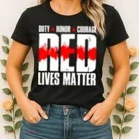 Red Lives Matter Women's T-Shirt thumb 2