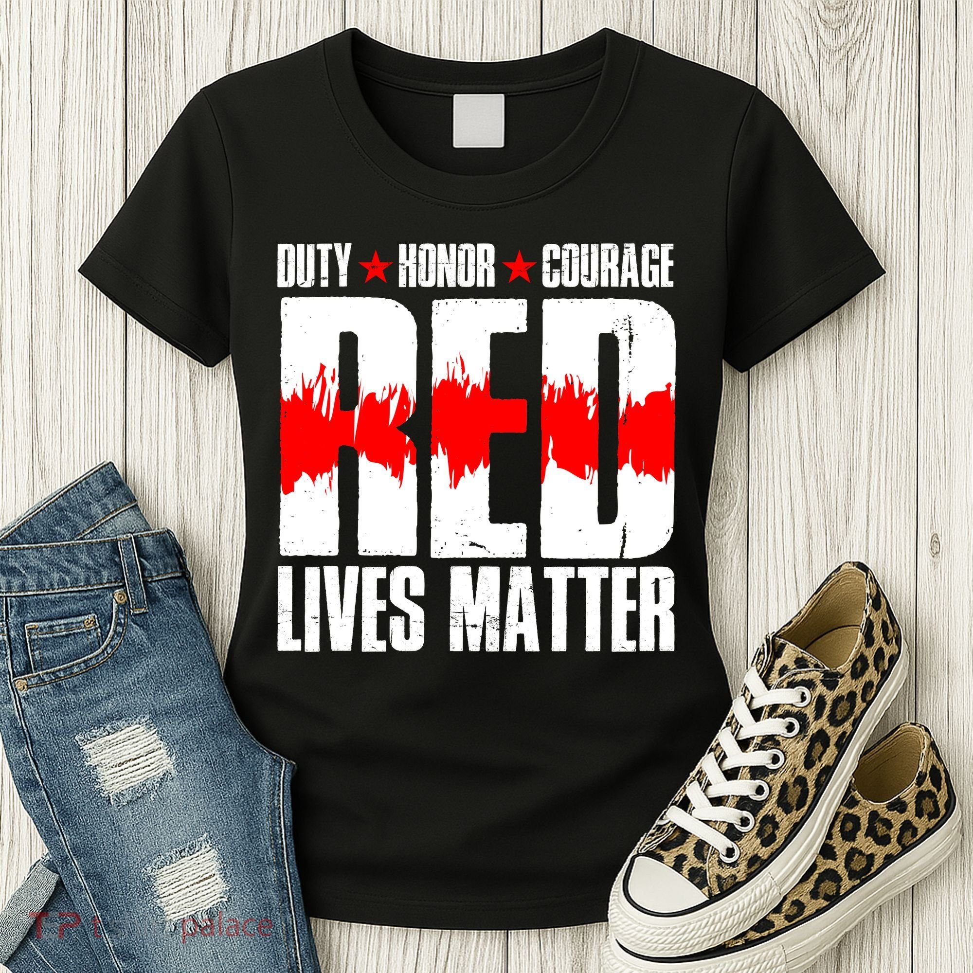 Red Lives Matter Women's T-Shirt