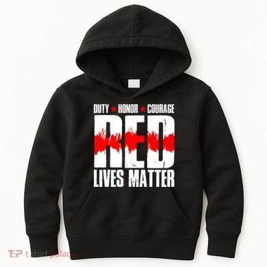 Red Lives Matter Kids Hoodie