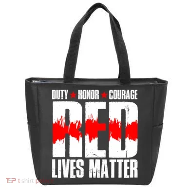Red Lives Matter Tote Bag