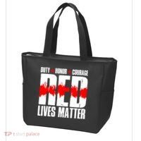 Red Lives Matter Tote Bag thumb 3