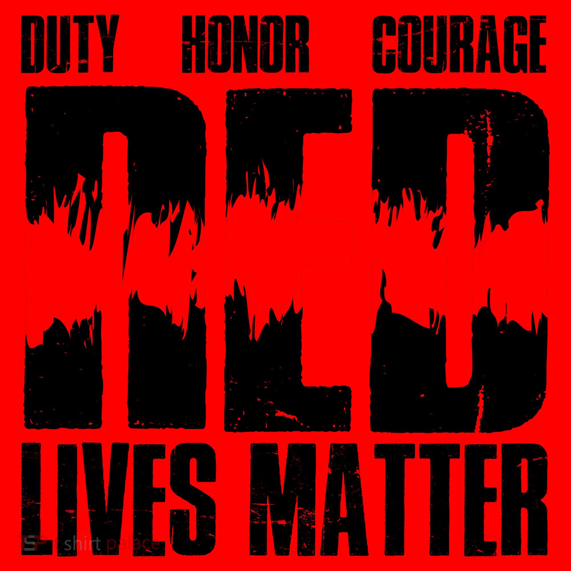 Red Lives Matter Santa Hat