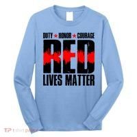 Red Lives Matter Long Sleeve Shirt thumb 0