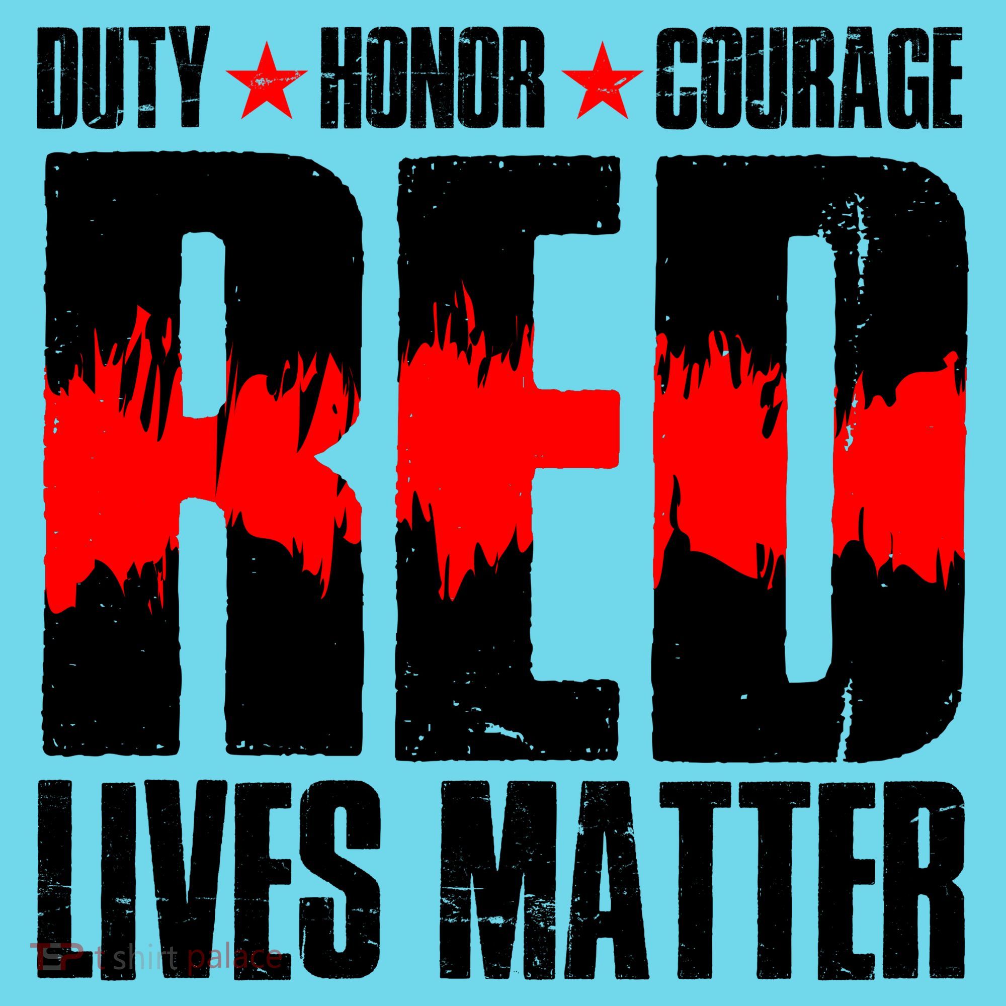 Red Lives Matter Button