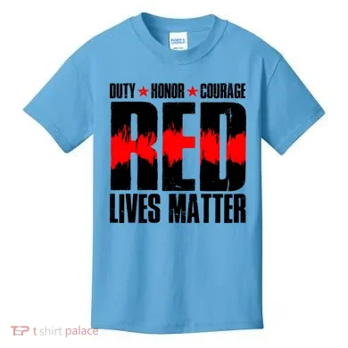 Red Lives Matter Kids T-Shirt