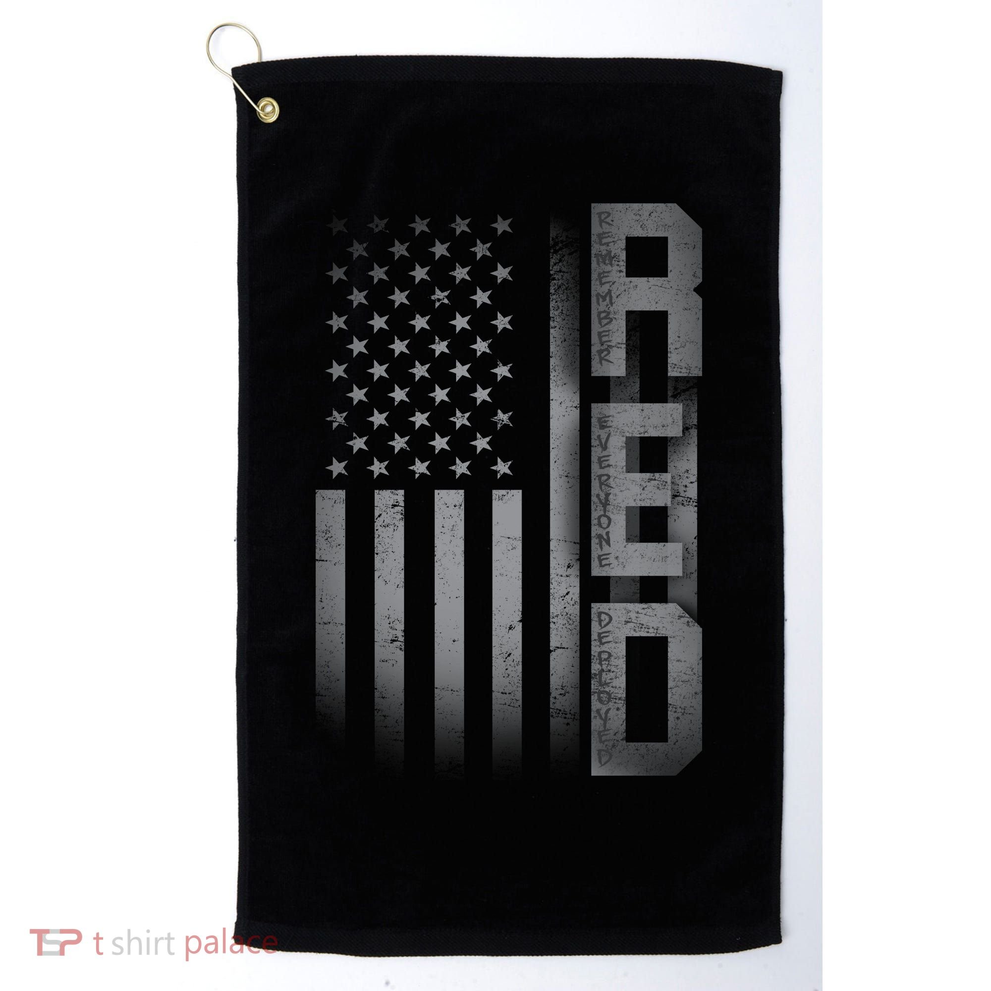 RED Remember Everyone Deployed Golf Towel