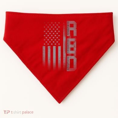 RED Remember Everyone Deployed USA-Made Doggie Bandana
