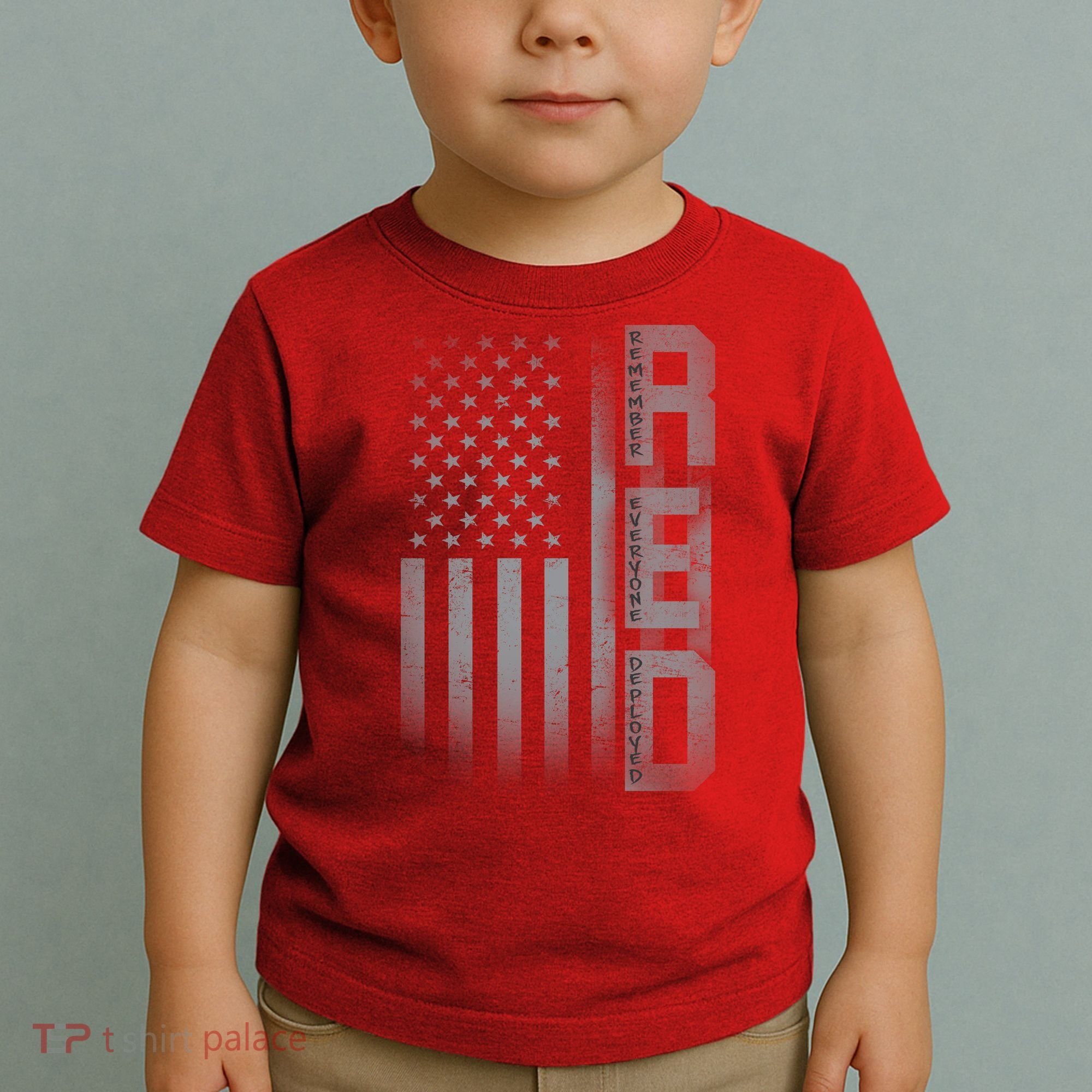 RED Remember Everyone Deployed Toddler T-Shirt