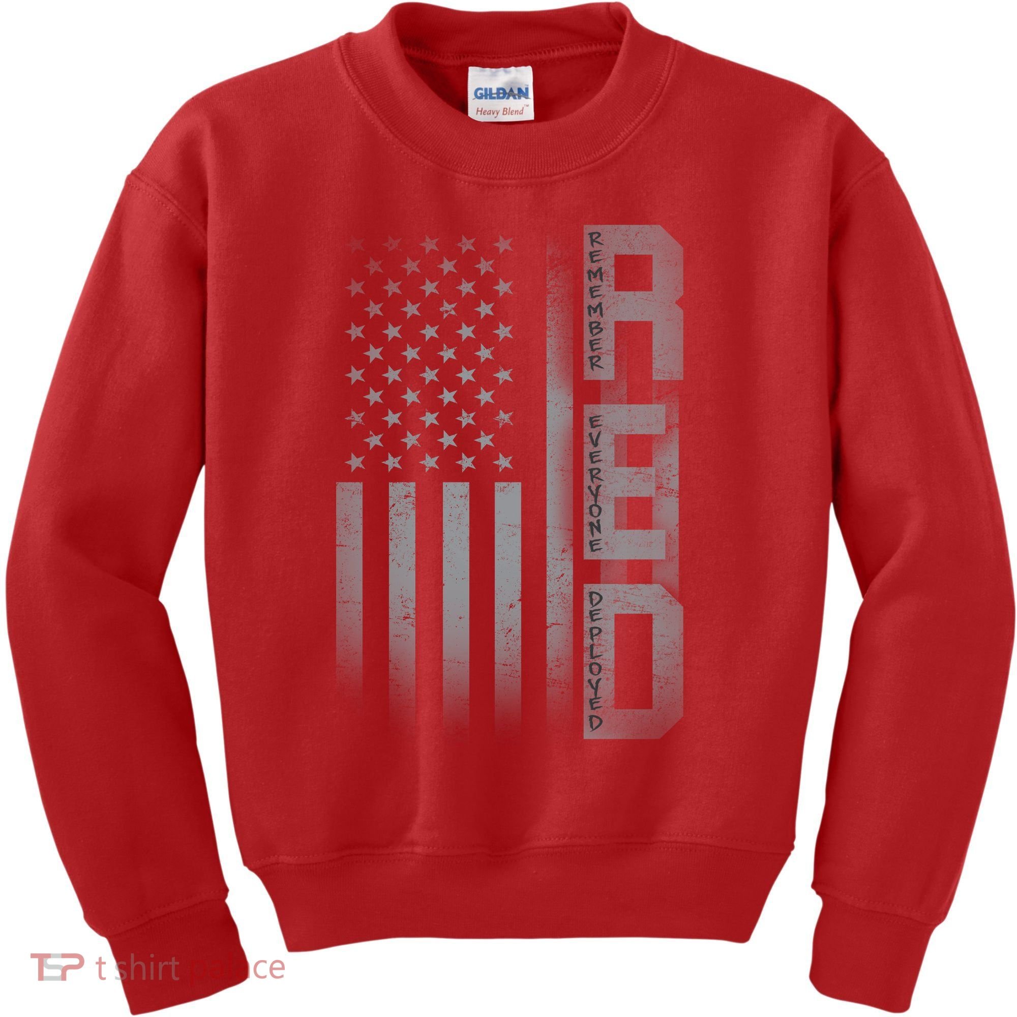 RED Remember Everyone Deployed Kids Sweatshirt