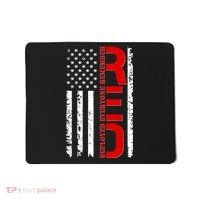 RED Remember Everyone Deployed Distressed US Flag Mousepad thumb 0