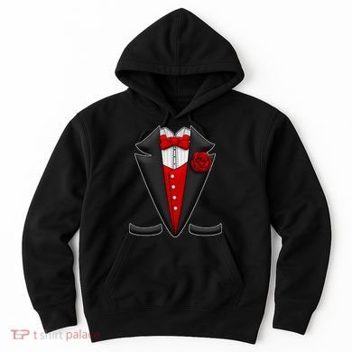 Red Rose Tuxedo Hoodie