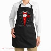 Red Rose Tuxedo Apron thumb 2