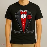 Red Rose Tuxedo T-Shirt thumb 3