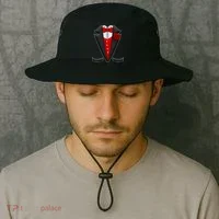 Red Rose Tuxedo Bucket Hat thumb 2