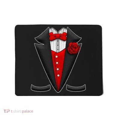 Red Rose Tuxedo Mousepad