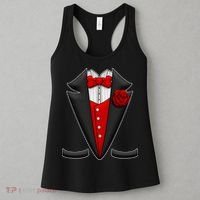 Red Rose Tuxedo Women's Tank Top thumb 3